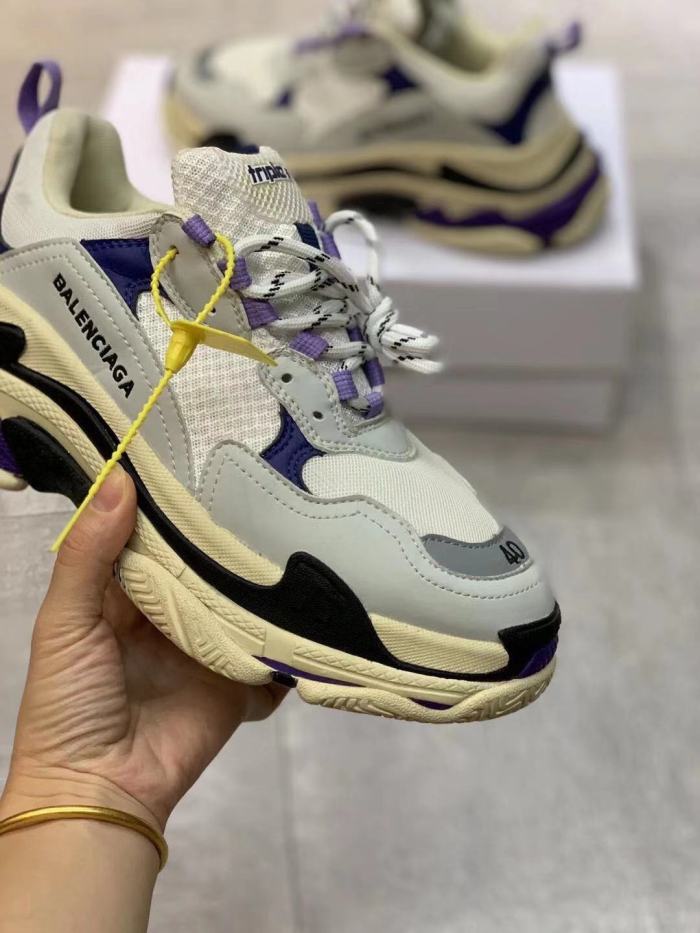 Balenciaga Womens Shoes Breathable Design Sneakers Luxury Brand Triple S Sneaker
