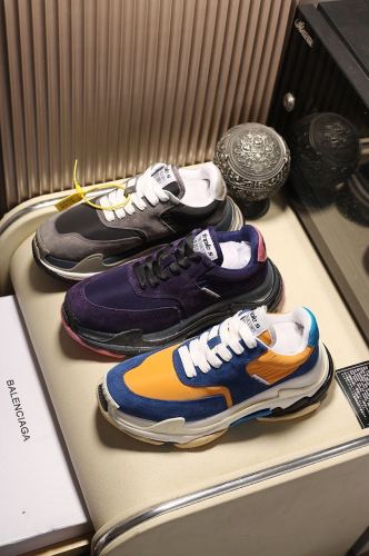 Balenciaga Womens Shoes Breathable Design Sneakers Luxury Brand Triple S Sneaker
