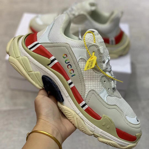 Balenciaga Womens Shoes Breathable Design Sneakers Luxury Brand Triple S Sneaker
