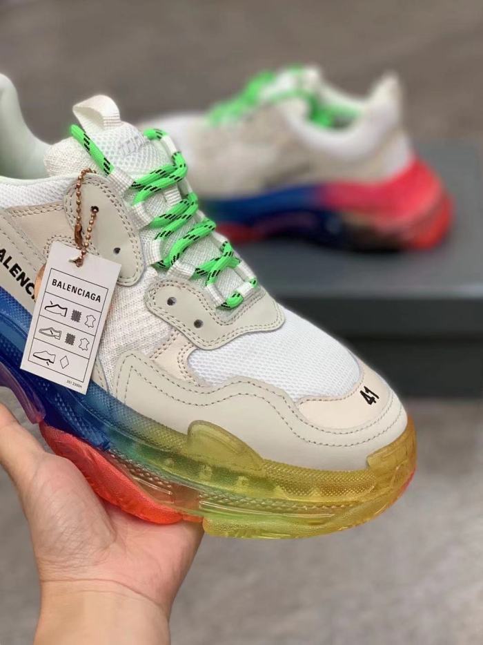 Balenciaga Womens Shoes Breathable Design Sneakers Luxury Brand Triple S Sneaker