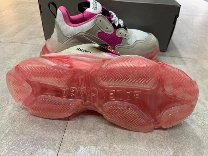 Balenciaga Womens Shoes Breathable Design Sneakers Luxury Brand Triple S Sneaker