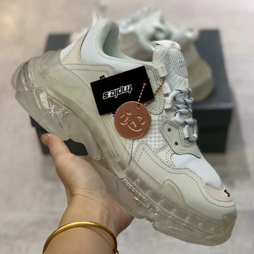 Balenciaga Womens Shoes Breathable Design Sneakers Luxury Brand Triple S Sneaker