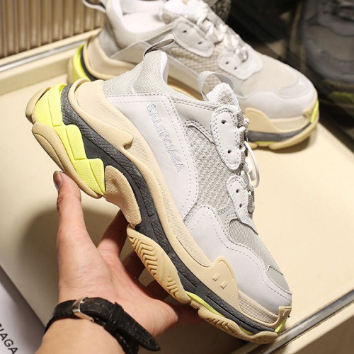 Balenciaga Womens Shoes Breathable Design Sneakers Luxury Brand Triple S Sneaker