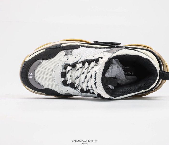 Balenciaga Womens Shoes Breathable Design Sneakers Luxury Brand Triple S Sneaker 3218H47