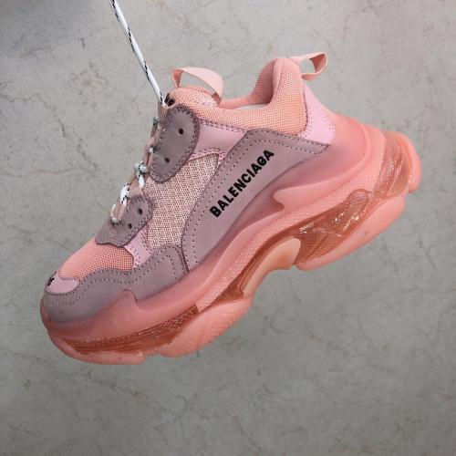 Balenciaga Womens Shoes Breathable Design Sneakers Luxury Brand Triple S Sneaker