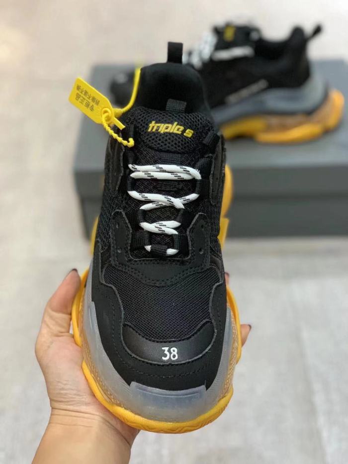 Balenciaga Womens Shoes Breathable Design Sneakers Luxury Brand Triple S Sneaker