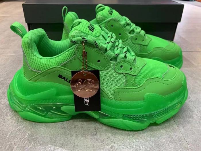 Balenciaga Womens Shoes Breathable Design Sneakers Luxury Brand Triple S Sneaker