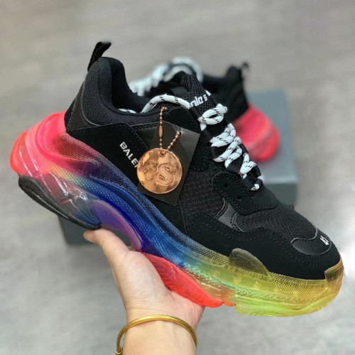 Balenciaga Womens Shoes Breathable Design Sneakers Luxury Brand Triple S Sneaker