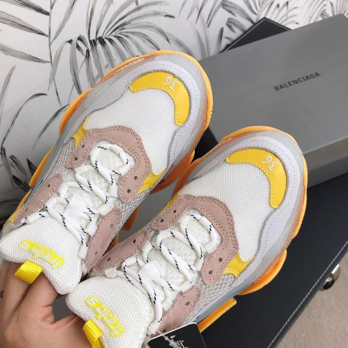 Balenciaga Womens Shoes Breathable Design Sneakers Luxury Brand Triple S Sneaker