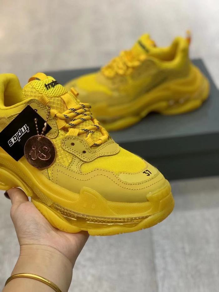 Balenciaga Womens Shoes Breathable Design Sneakers Luxury Brand Triple S Sneaker
