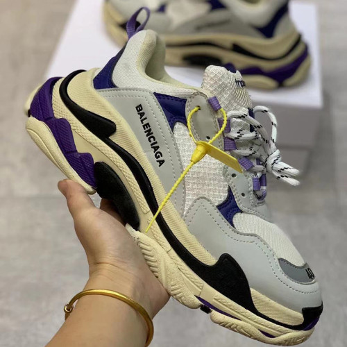 Balenciaga Womens Shoes Breathable Design Sneakers Luxury Brand Triple S Sneaker