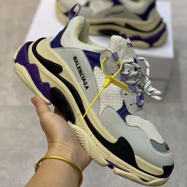 Balenciaga Womens Shoes Breathable Design Sneakers Luxury Brand Triple S Sneaker