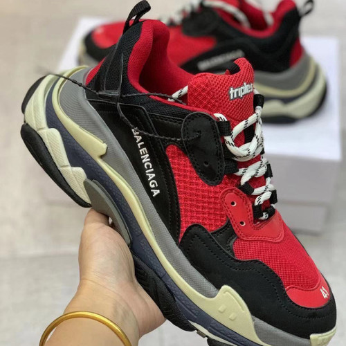 Balenciaga Womens Shoes Breathable Design Sneakers Luxury Brand Triple S Sneaker