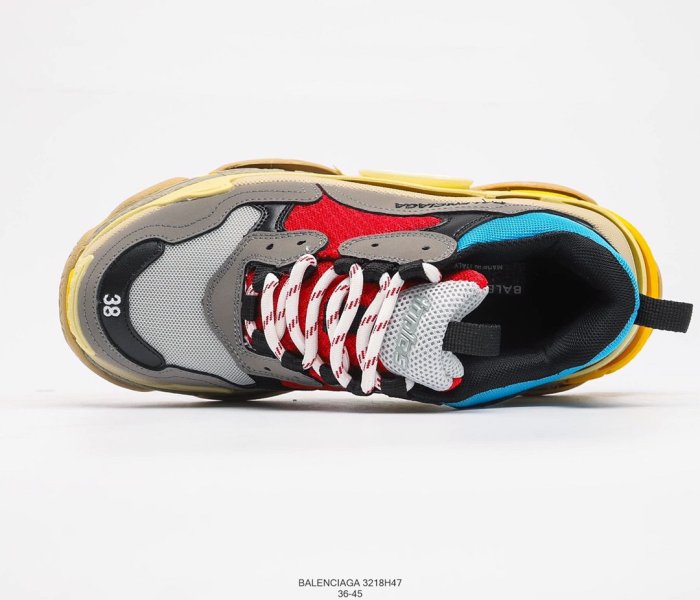 Balenciaga Womens Shoes Breathable Design Sneakers Luxury Brand Triple S Sneaker 3218H47