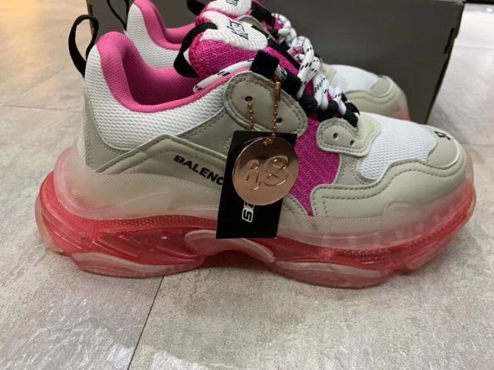 Balenciaga Womens Shoes Breathable Design Sneakers Luxury Brand Triple S Sneaker
