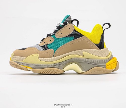 Balenciaga Womens Shoes Breathable Design Sneakers Luxury Brand Triple S Sneaker 3218H47