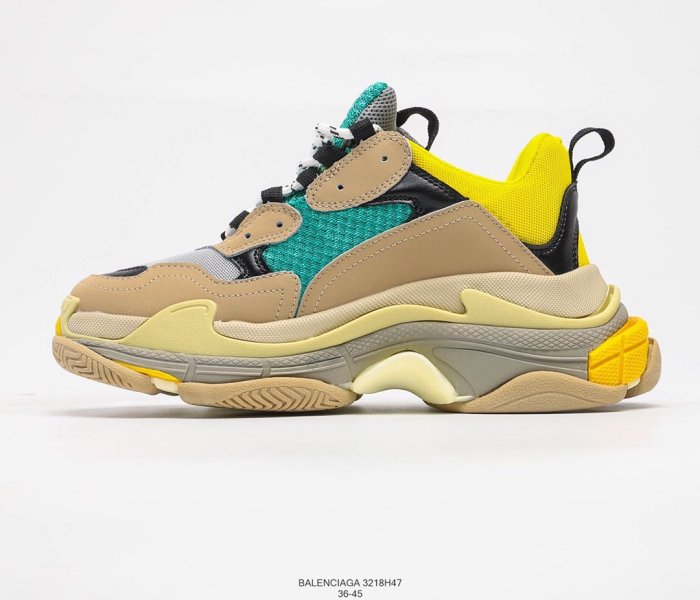 Balenciaga Womens Shoes Breathable Design Sneakers Luxury Brand Triple S Sneaker 3218H47