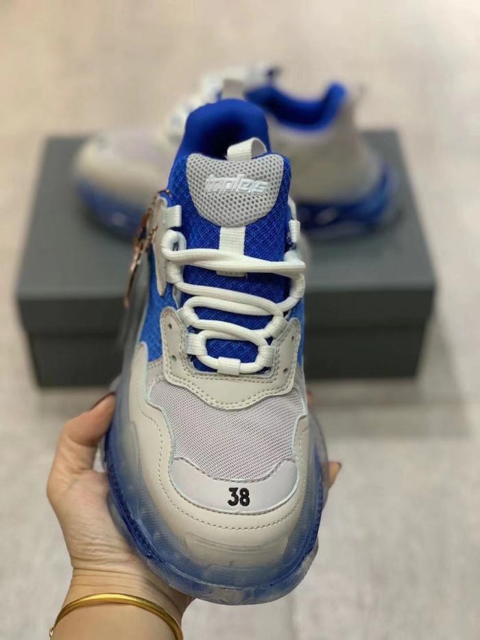 Balenciaga Womens Shoes Breathable Design Sneakers Luxury Brand Triple S Sneaker