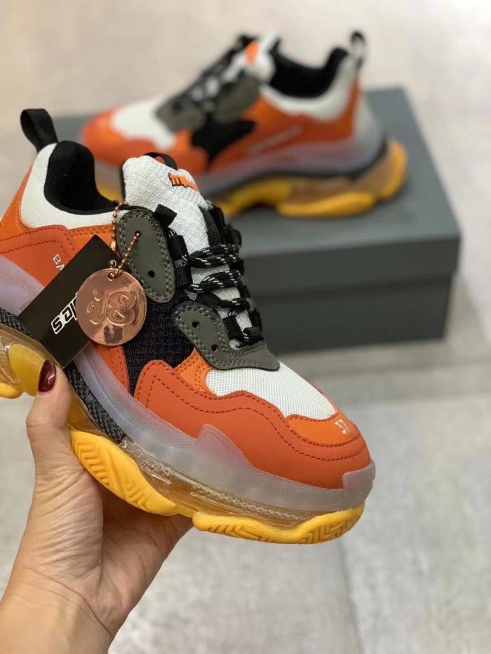 Balenciaga Womens Shoes Breathable Design Sneakers Luxury Brand Triple S Sneaker