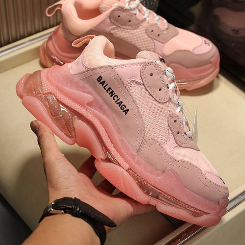Balenciaga Womens Shoes Breathable Design Sneakers Luxury Brand Triple S Sneaker