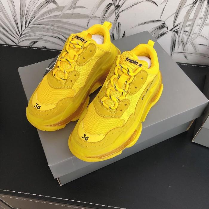 Balenciaga Womens Shoes Breathable Design Sneakers Luxury Brand Triple S Sneaker