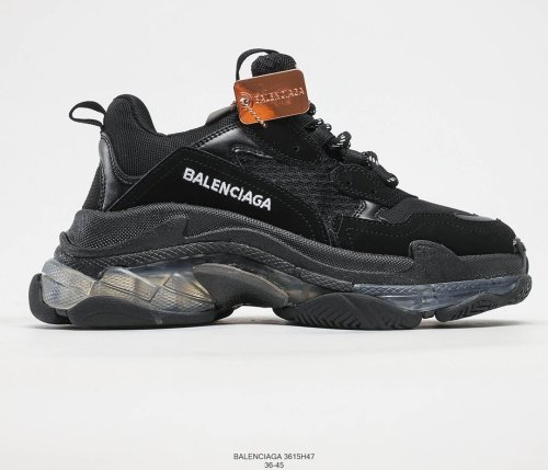Balenciaga Womens Shoes Breathable Design Sneakers Luxury Brand Triple S Sneaker 3615H47