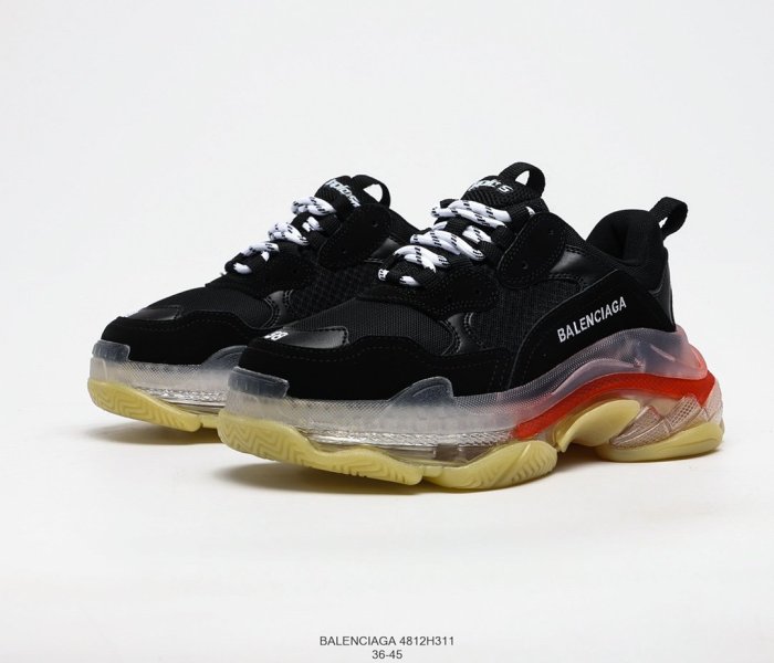 Balenciaga Womens Shoes Breathable Design Sneakers Luxury Brand Triple S Sneaker 4812H311