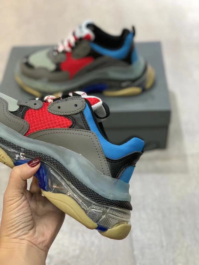 Balenciaga Womens Shoes Breathable Design Sneakers Luxury Brand Triple S Sneaker