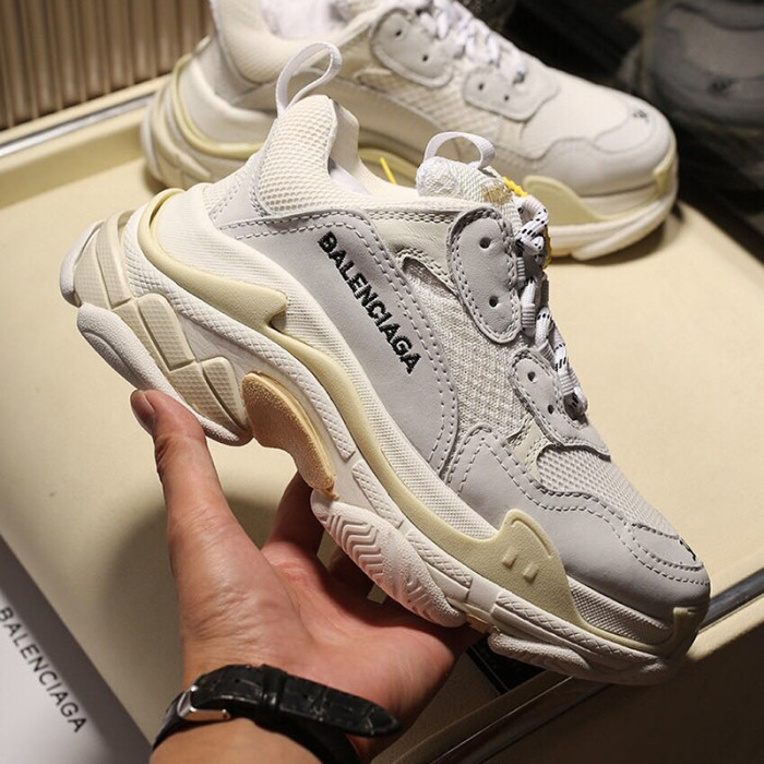 Balenciaga Womens Shoes Breathable Design Sneakers Luxury Brand Triple S Sneaker
