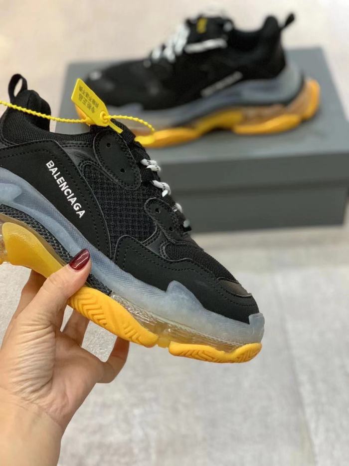 Balenciaga Womens Shoes Breathable Design Sneakers Luxury Brand Triple S Sneaker