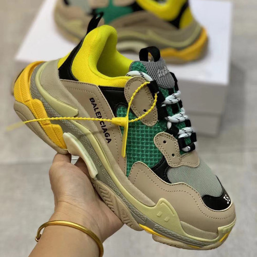 Balenciaga Womens Shoes Breathable Design Sneakers Luxury Brand Triple S Sneaker