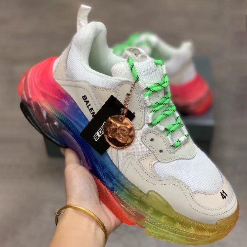 Balenciaga Womens Shoes Breathable Design Sneakers Luxury Brand Triple S Sneaker