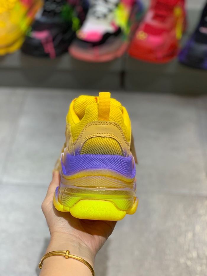 Balenciaga Womens Shoes Breathable Design Sneakers Luxury Brand Triple S Sneaker