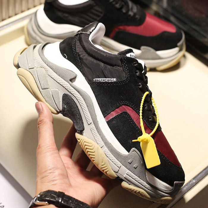 Balenciaga Womens Shoes Breathable Design Sneakers Luxury Brand Triple S Sneaker
