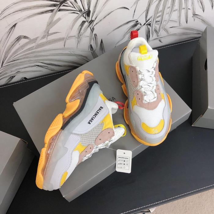 Balenciaga Womens Shoes Breathable Design Sneakers Luxury Brand Triple S Sneaker