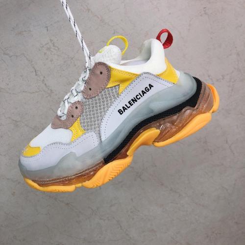 Balenciaga Womens Shoes Breathable Design Sneakers Luxury Brand Triple S Sneaker