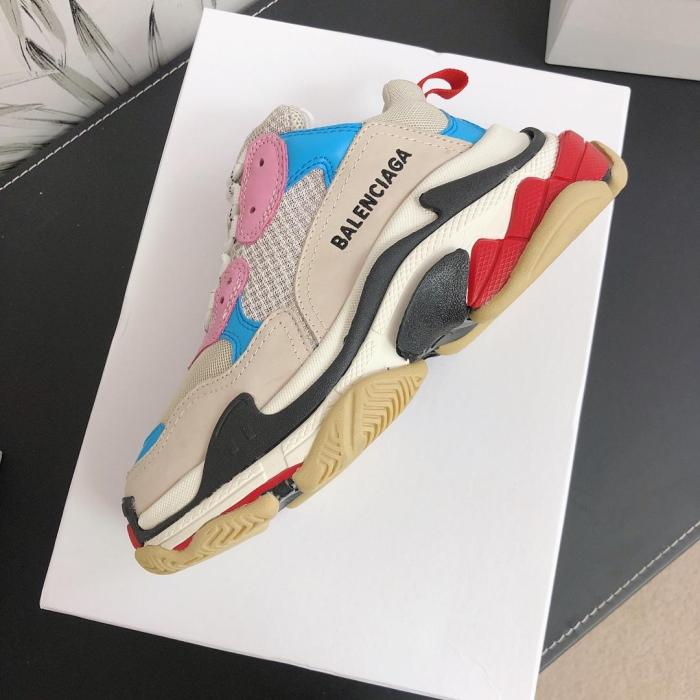 Balenciaga Womens Shoes Breathable Design Sneakers Luxury Brand Triple S Sneaker