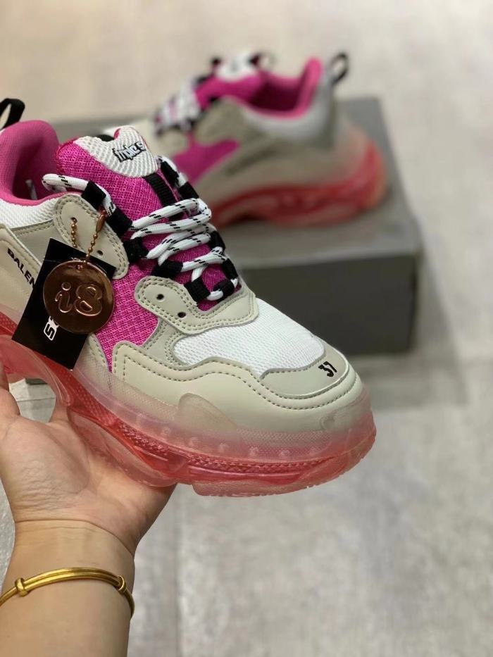 Balenciaga Womens Shoes Breathable Design Sneakers Luxury Brand Triple S Sneaker