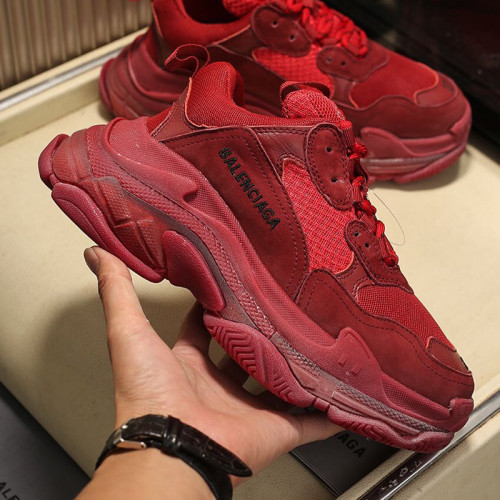 Balenciaga Womens Shoes Breathable Design Sneakers Luxury Brand Triple S Sneaker