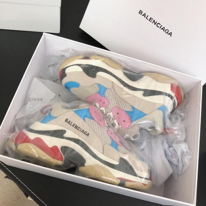 Balenciaga Womens Shoes Breathable Design Sneakers Luxury Brand Triple S Sneaker