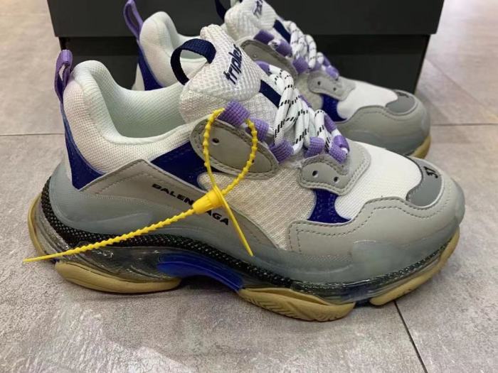 Balenciaga Womens Shoes Breathable Design Sneakers Luxury Brand Triple S Sneaker