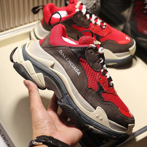 Balenciaga Womens Shoes Breathable Design Sneakers Luxury Brand Triple S Sneaker