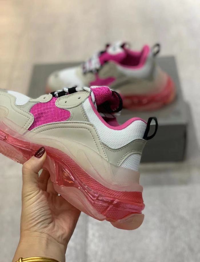 Balenciaga Womens Shoes Breathable Design Sneakers Luxury Brand Triple S Sneaker