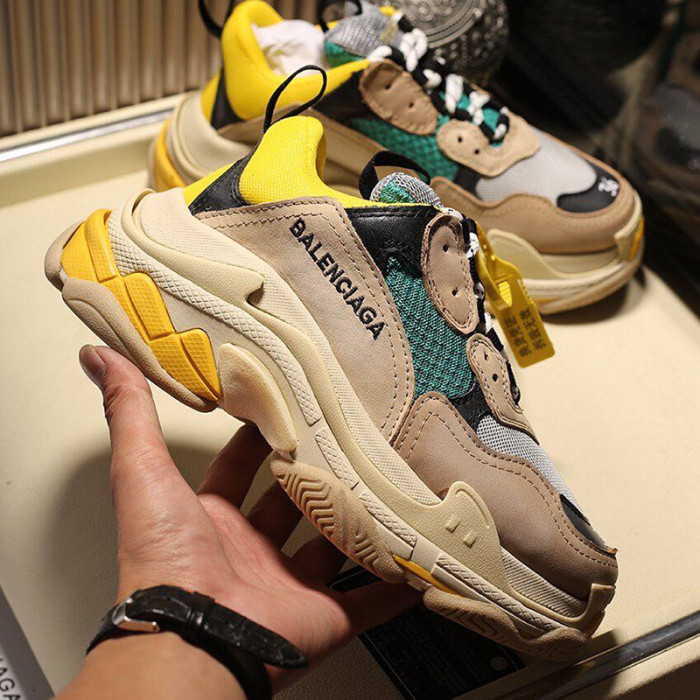 Balenciaga Womens Shoes Breathable Design Sneakers Luxury Brand Triple S Sneaker