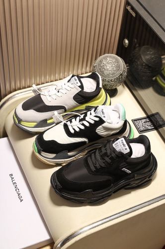 Balenciaga Womens Shoes Breathable Design Sneakers Luxury Brand Triple S Sneaker