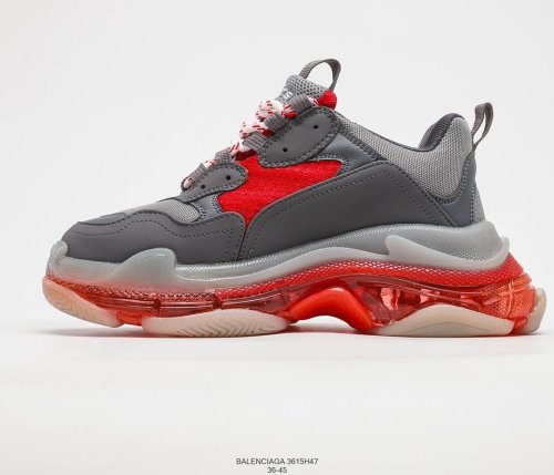 Balenciaga Womens Shoes Breathable Design Sneakers Luxury Brand Triple S Sneaker 3615H47