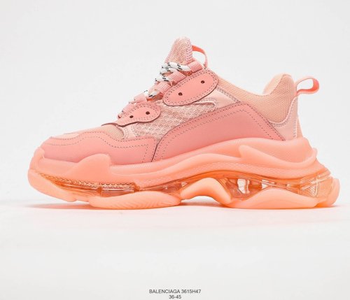 Balenciaga Womens Shoes Breathable Design Sneakers Luxury Brand Triple S Sneaker 3615H47