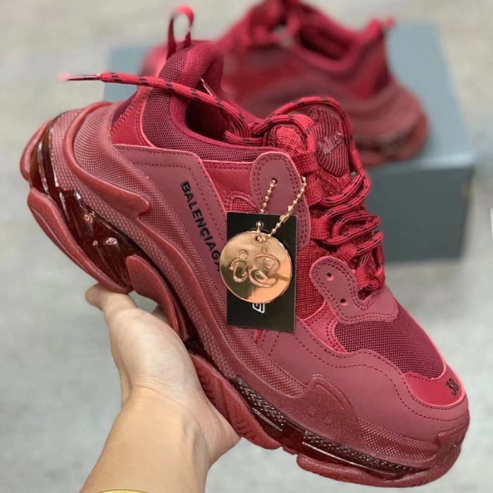 Balenciaga Womens Shoes Breathable Design Sneakers Luxury Brand Triple S Sneaker