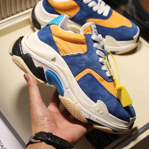 Balenciaga Womens Shoes Breathable Design Sneakers Luxury Brand Triple S Sneaker