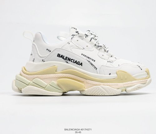 Balenciaga Womens Shoes Breathable Design Sneakers Luxury Brand Triple S Sneaker 4017H271